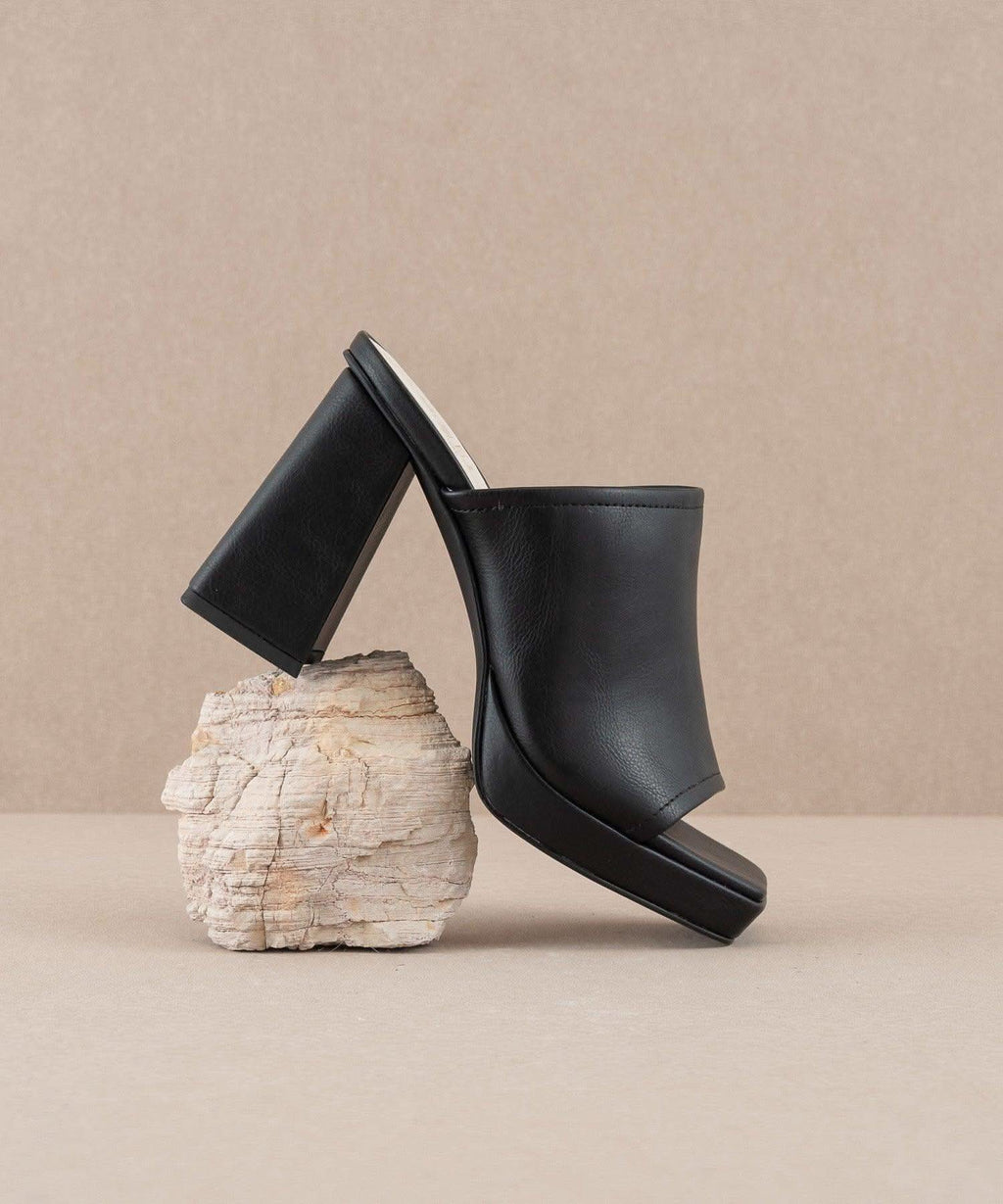 The Vivienne Black | Slip On Platform heel in - HEELS photo