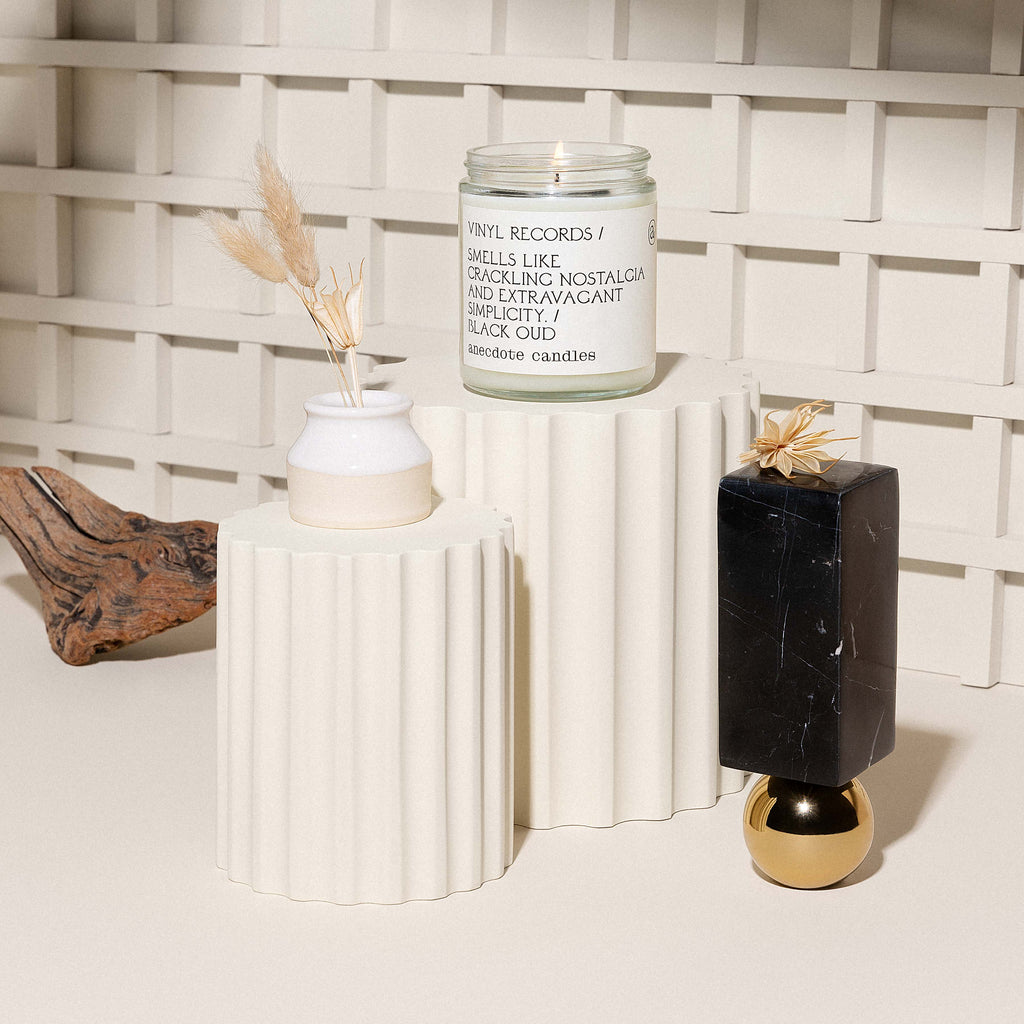 Vinyl Records in - candles photo