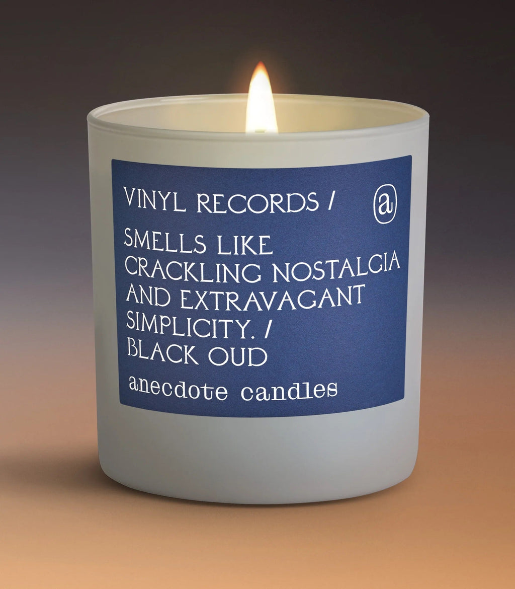 Vinyl Records in Tumbler - candles photo