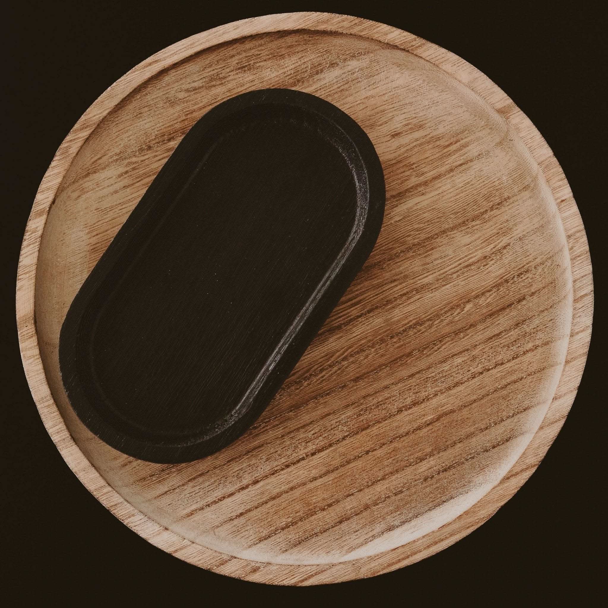Black Wood Tray - SwagglyLife Home & Fashion Black Wood Tray - SwagglyLife Home & Fashion
