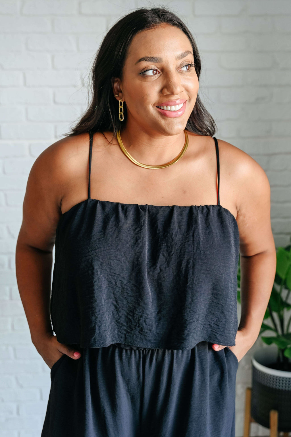 When All is Said and Done Spaghetti Strap Jumpsuit - SwagglyLife Home & Fashion