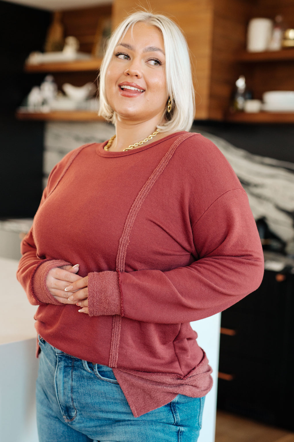 Why Don't You Pullover in - Womens photo