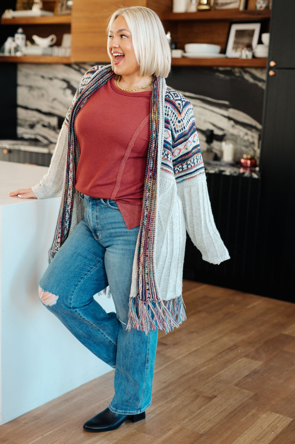 Why Don't You Pullover in - Womens photo