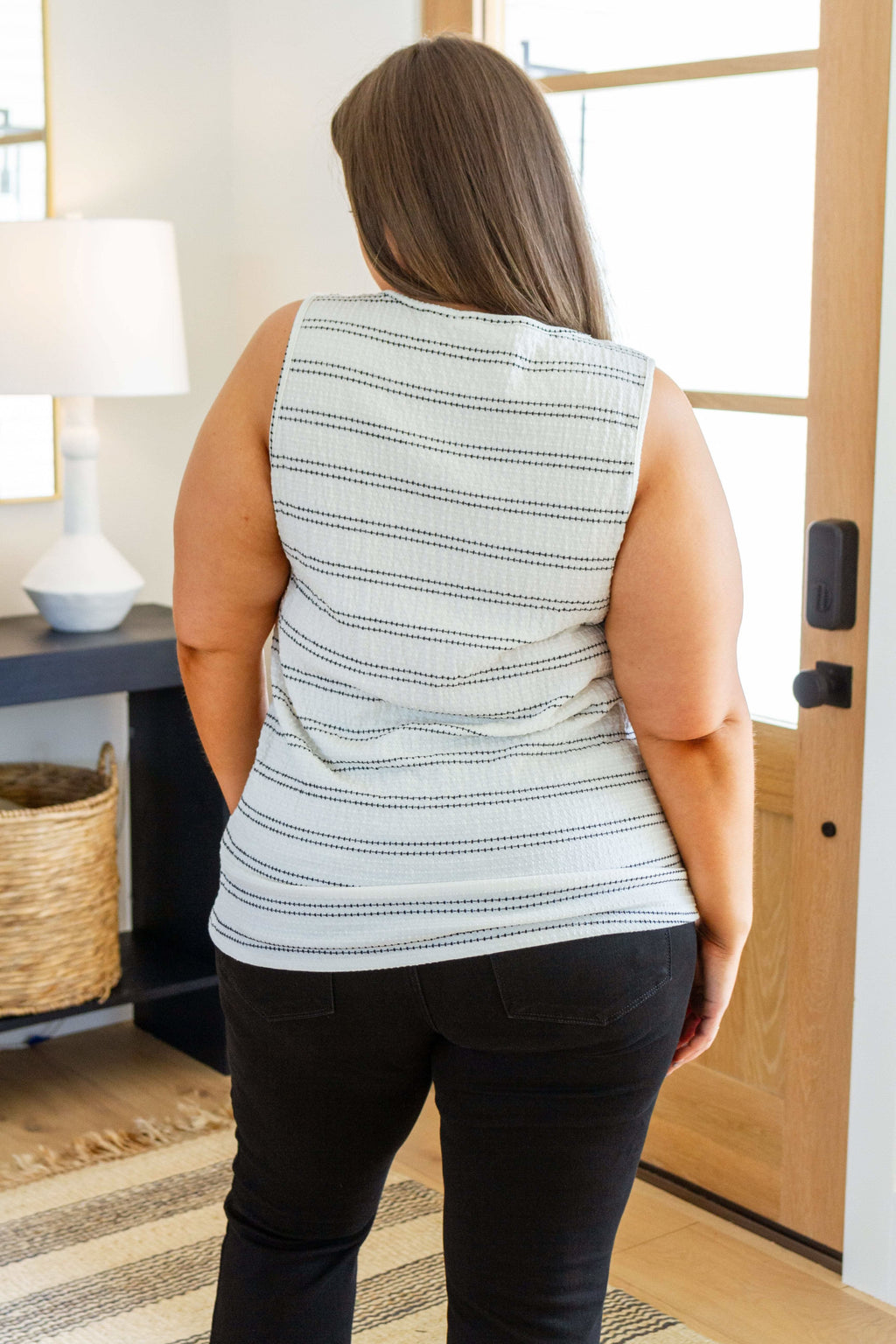 Wind In My Sails Striped Tank in - Tops photo