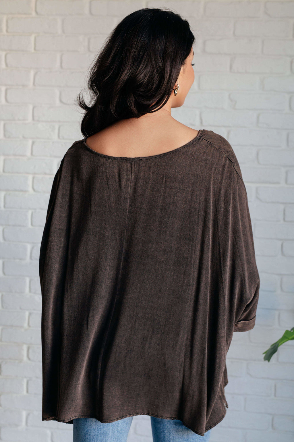 Wishy Washy Mineral Washed Oversized Top - SwagglyLife Home & Fashion