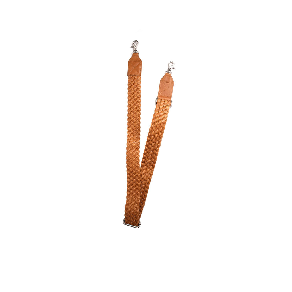 The Crossbody Strap in The Waymaker Mini Camel Tan | Woven - Goods photo