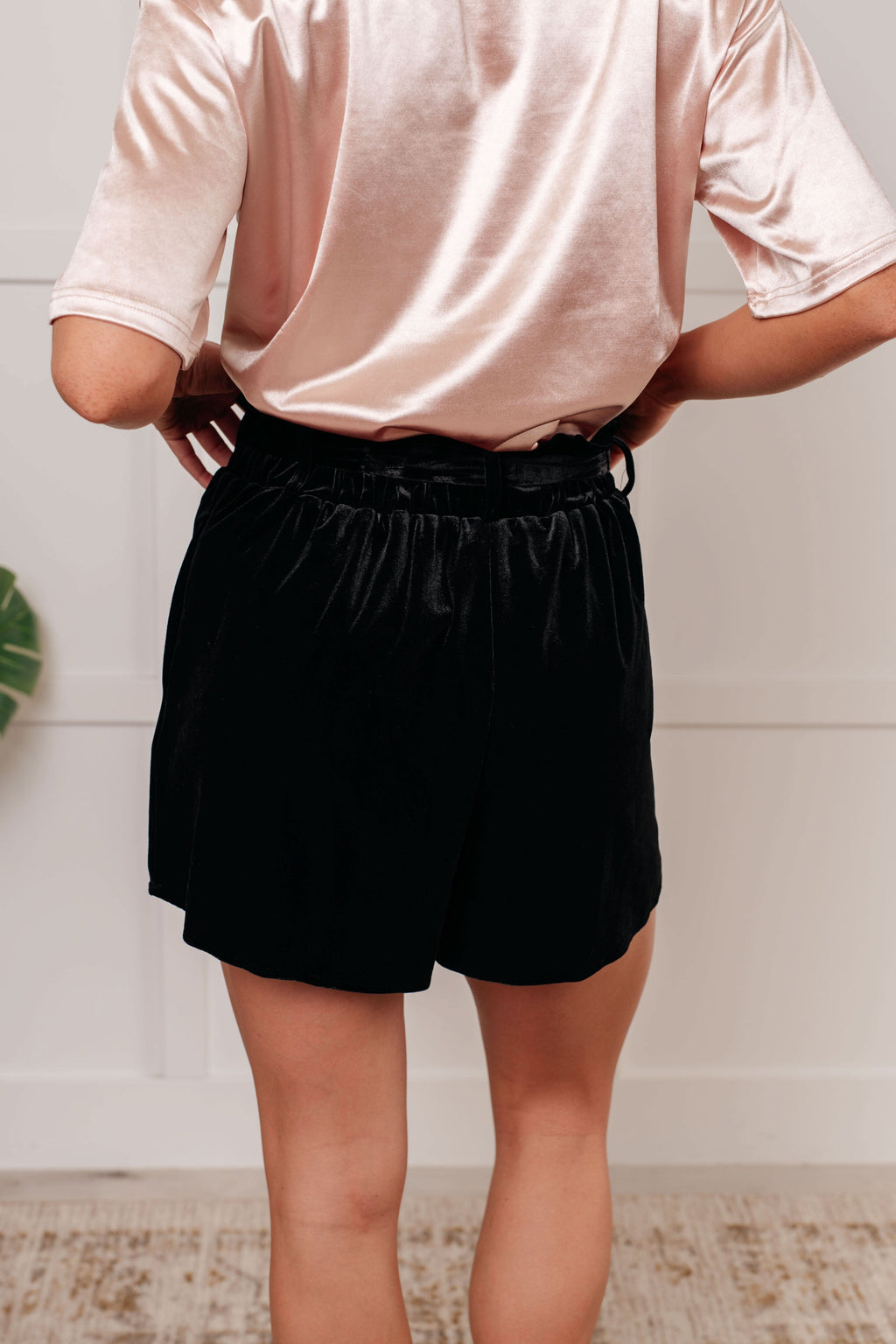Wrapped in Velvet Shorts in - Bottoms photo