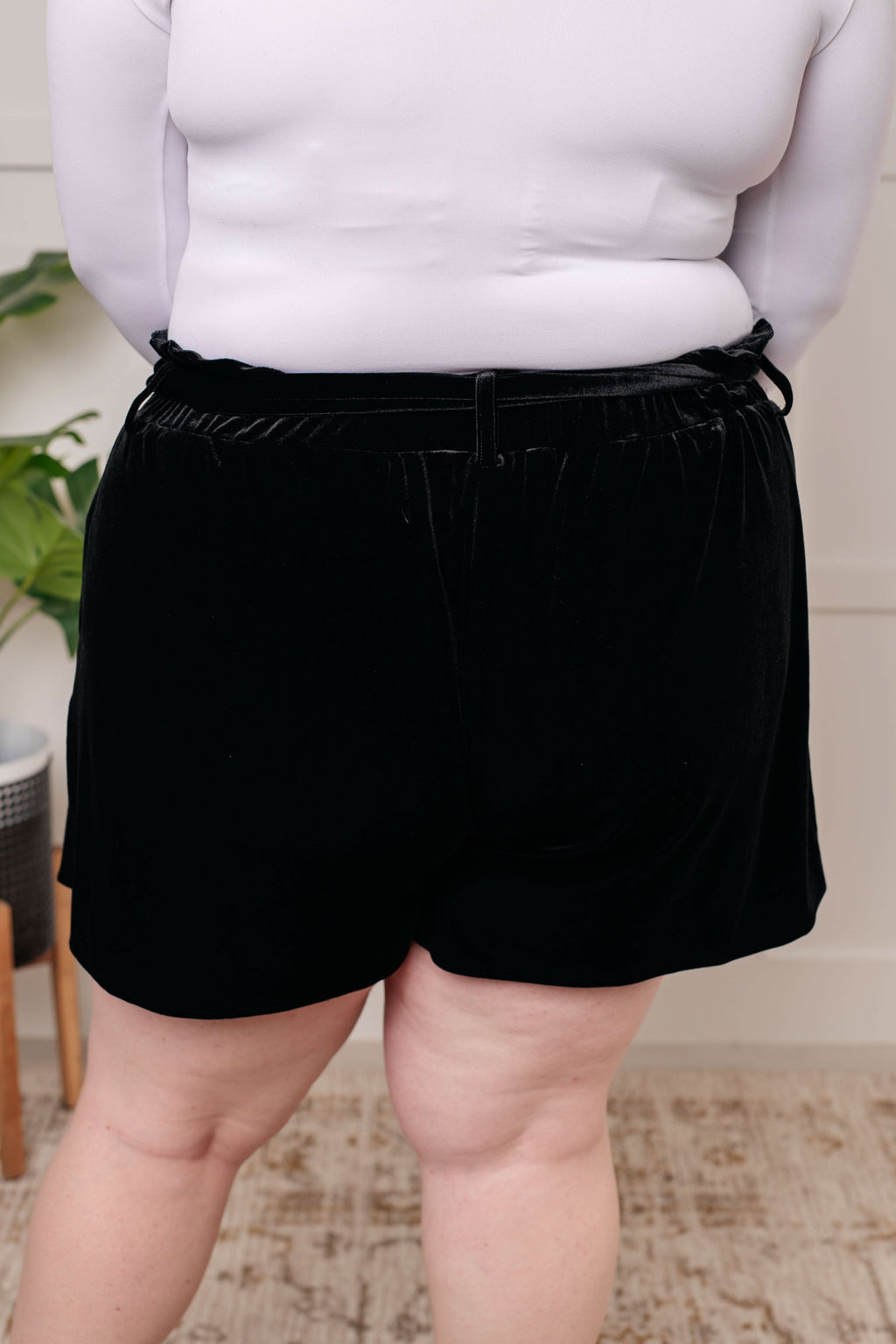Wrapped in Velvet Shorts in - Bottoms photo