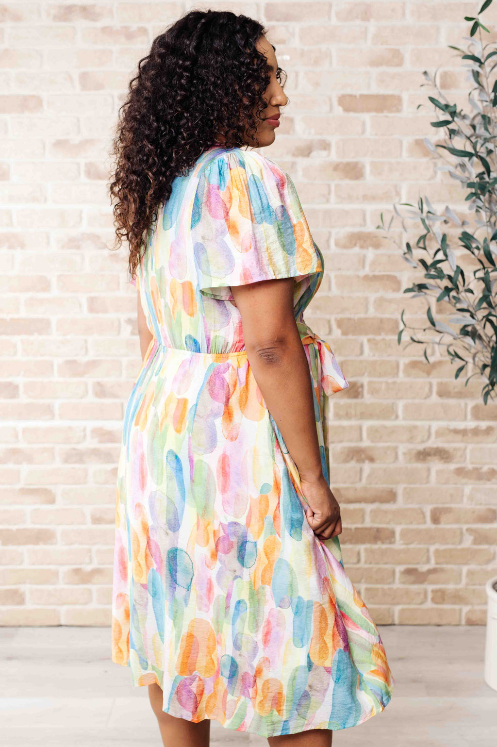 Young, Wild & Free Round Neck Dress in - Dresses photo