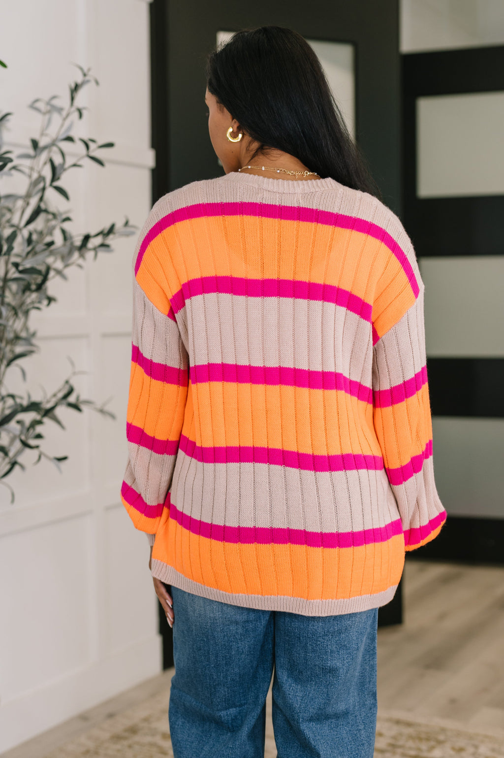 Your Opinion Matters Striped Cardigan in - Womens photo
