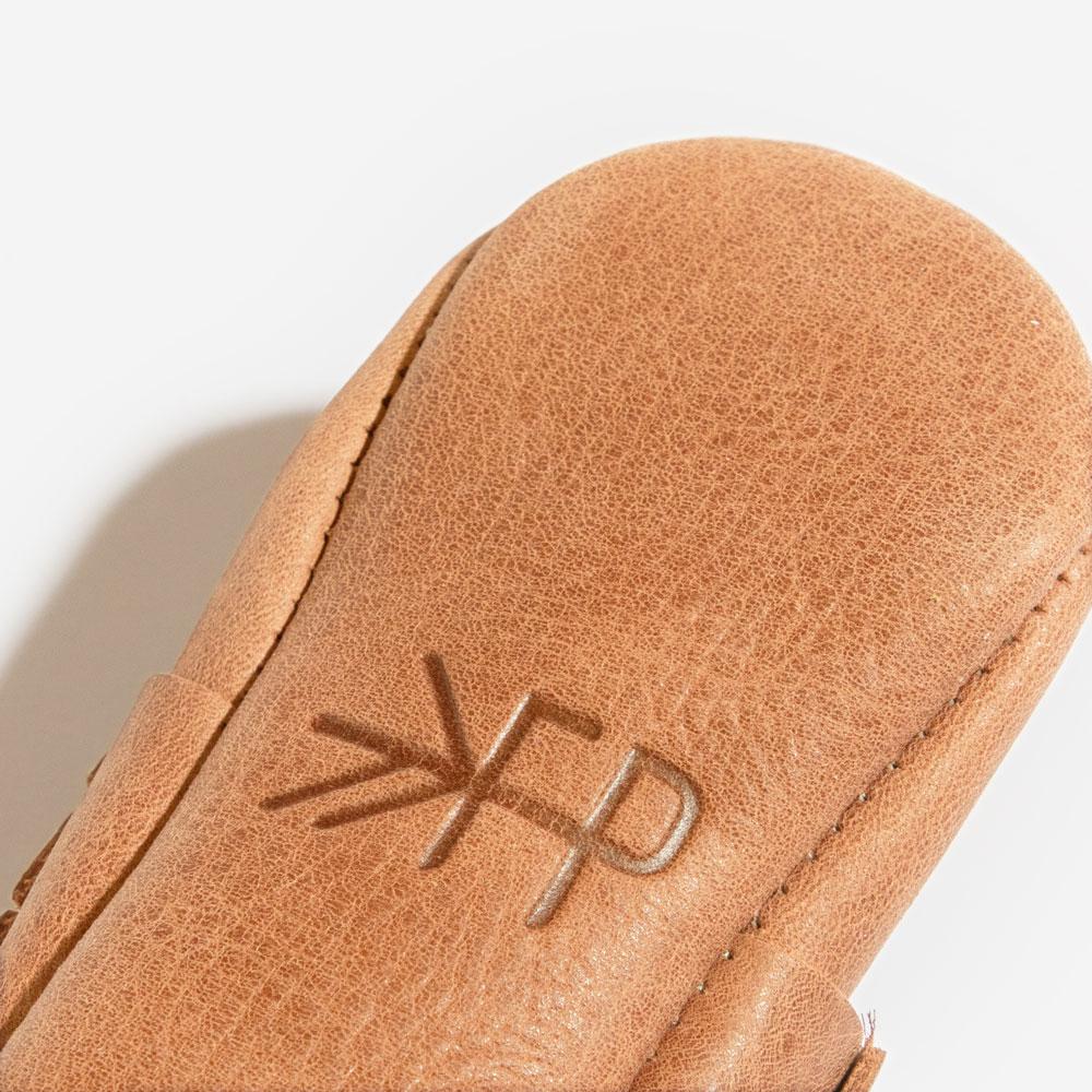 Freshly Picked Zion Moccasin Baby Shoe in - Moccasin photo