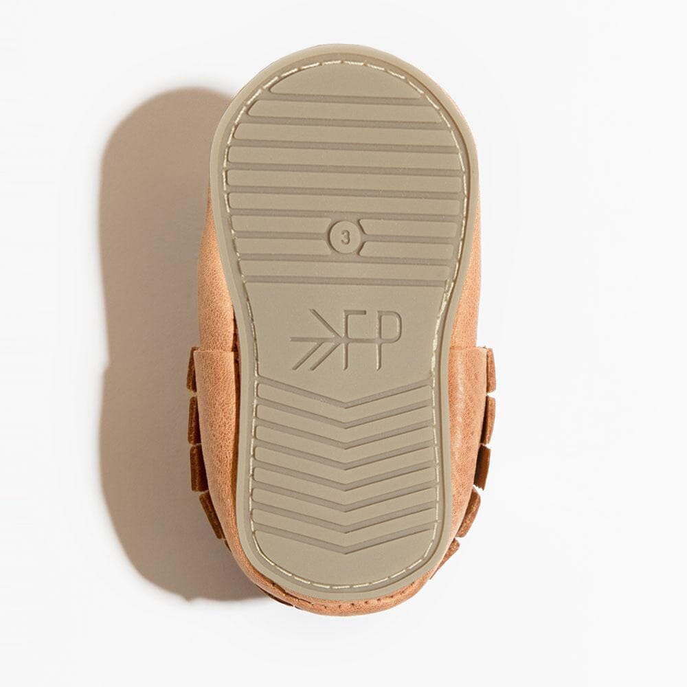 Freshly Picked Zion Moccasin Baby Shoe in - Moccasin photo