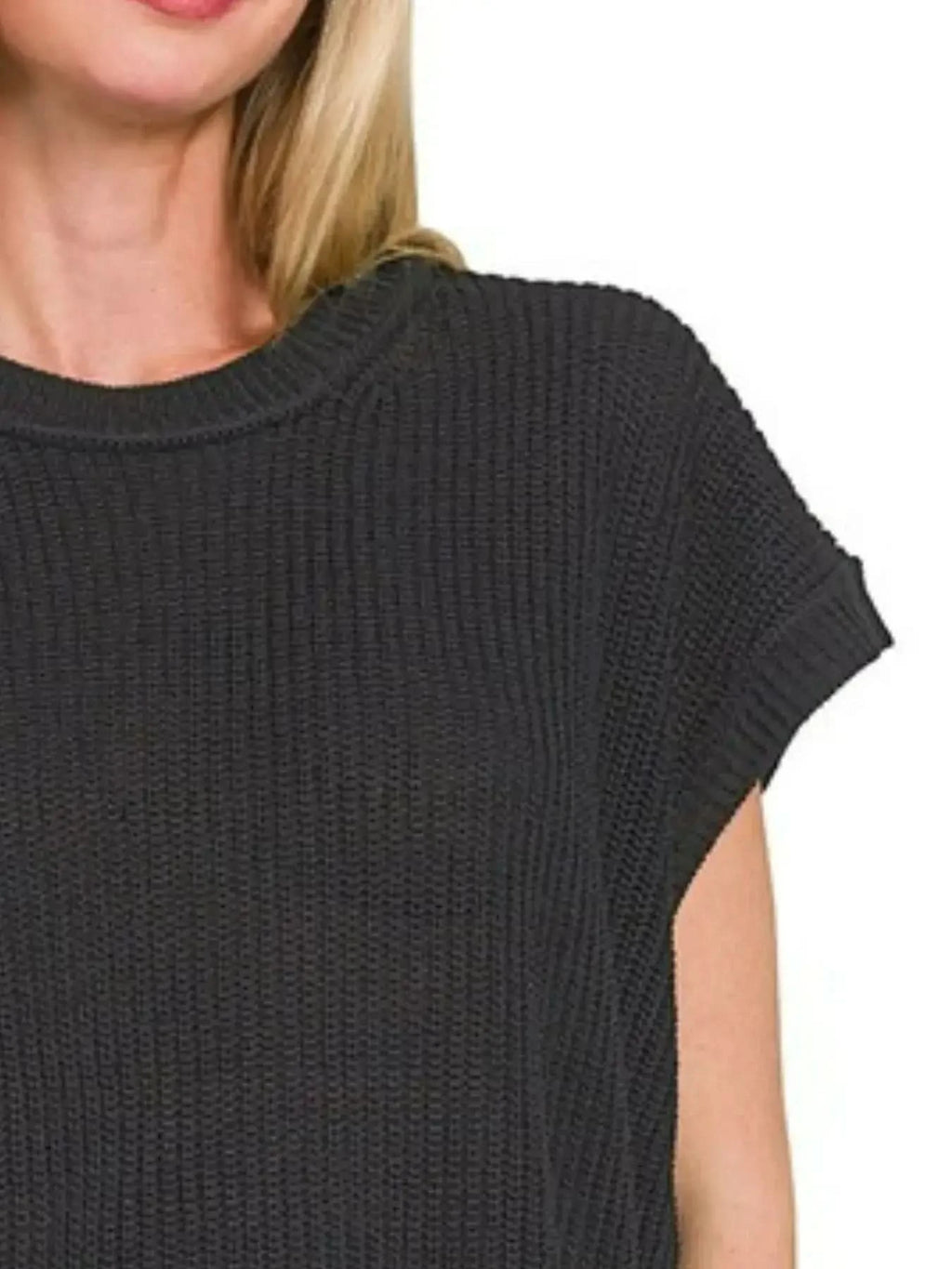 Zenana Oversized Crew Neck Sweater in - photo