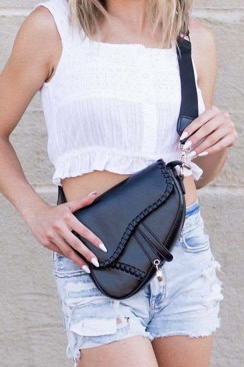 Adeline Saddle Crossbody Hand Bag - SwagglyLife Home & Fashion Adeline Saddle Crossbody Hand Bag - SwagglyLife Home & Fashion