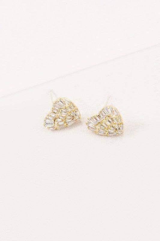 Adoration Heart Earrings in - Earrings photo