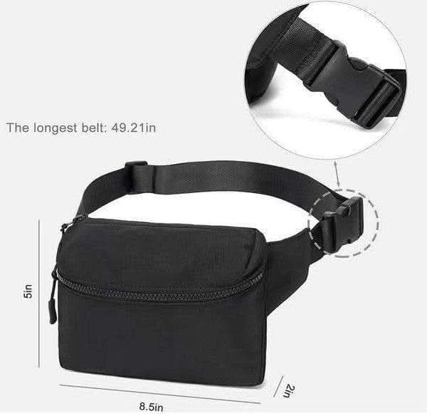 Adventurer Nylon Sling Belt Bag - SwagglyLife Home & Fashion