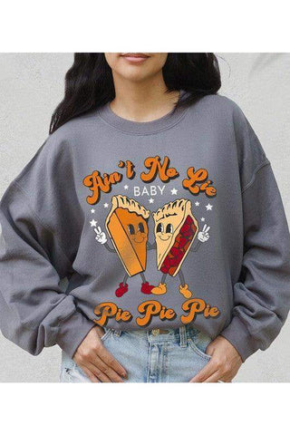 AIN'T NO LIE BABY PIE, PIE PIE Unisex Fleece Sweatshirt - SwagglyLife Home & Fashion AIN'T NO LIE BABY PIE, PIE PIE Unisex Fleece Sweatshirt - SwagglyLife Home & Fashion