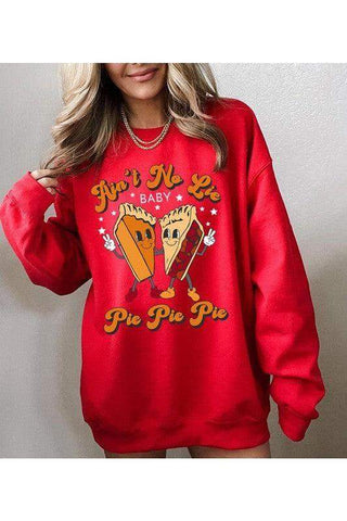 AIN'T NO LIE BABY PIE, PIE PIE Unisex Fleece Sweatshirt - SwagglyLife Home & Fashion AIN'T NO LIE BABY PIE, PIE PIE Unisex Fleece Sweatshirt - SwagglyLife Home & Fashion