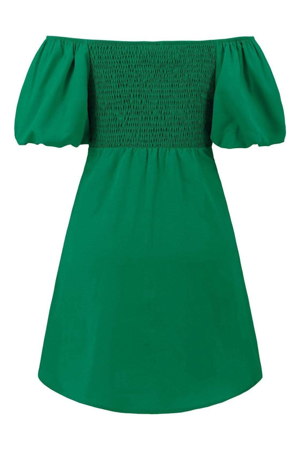 Cutout Twisted Off-Shoulder Short Sleeve Dress in - Dresses photo