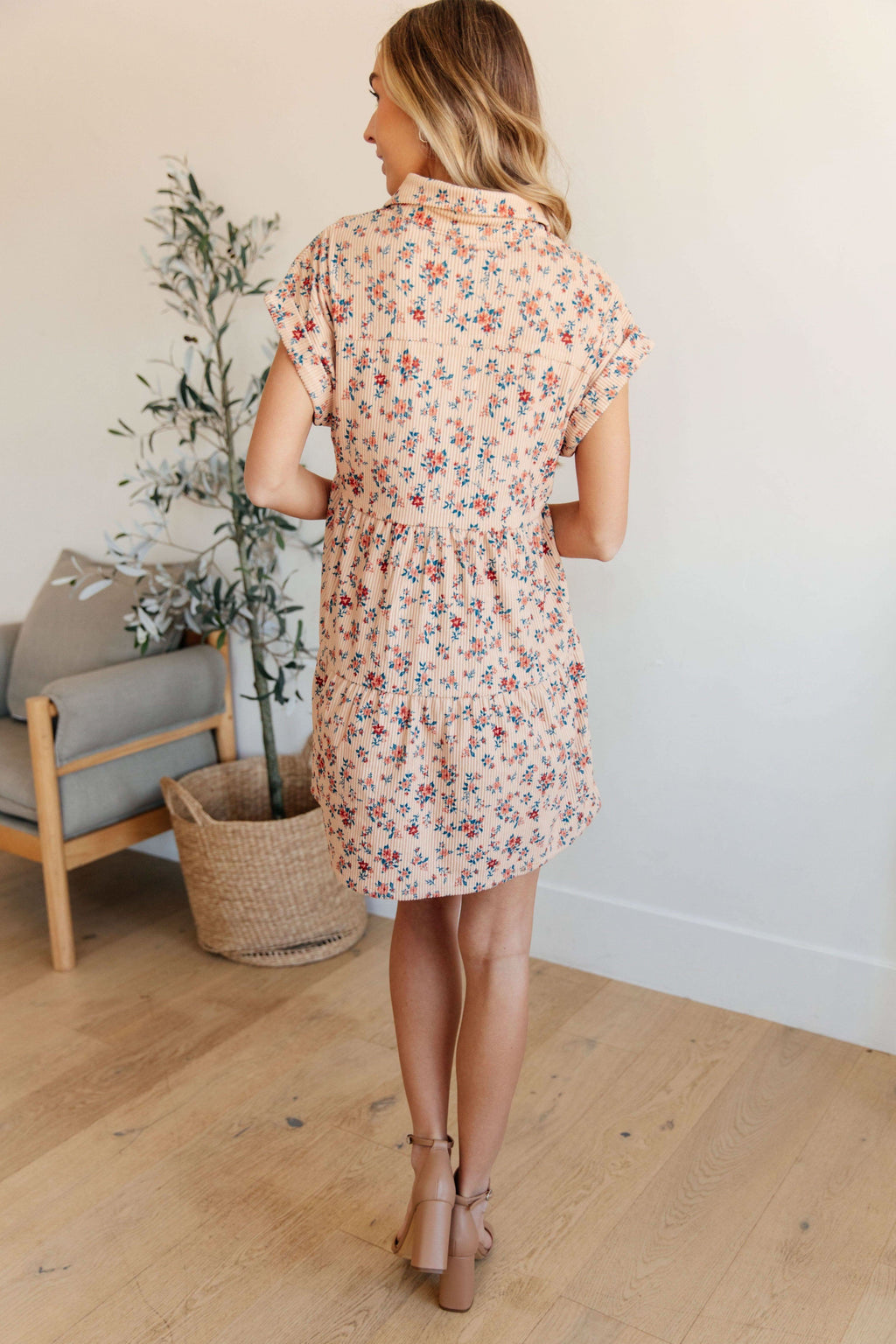 Anywhere You Go I'll Be Collared Dress - SwagglyLife Home & Fashion