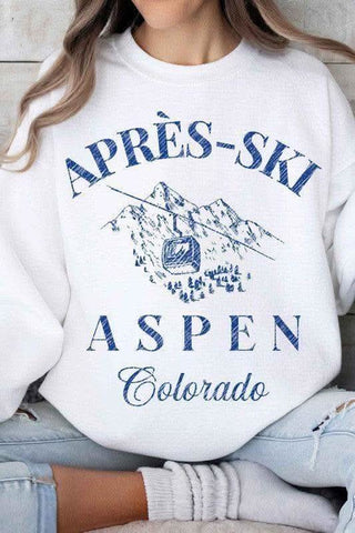APRES SKI Aspen Colorado Graphic Sweatshirt - SwagglyLife Home & Fashion APRES SKI Aspen Colorado Graphic Sweatshirt - SwagglyLife Home & Fashion