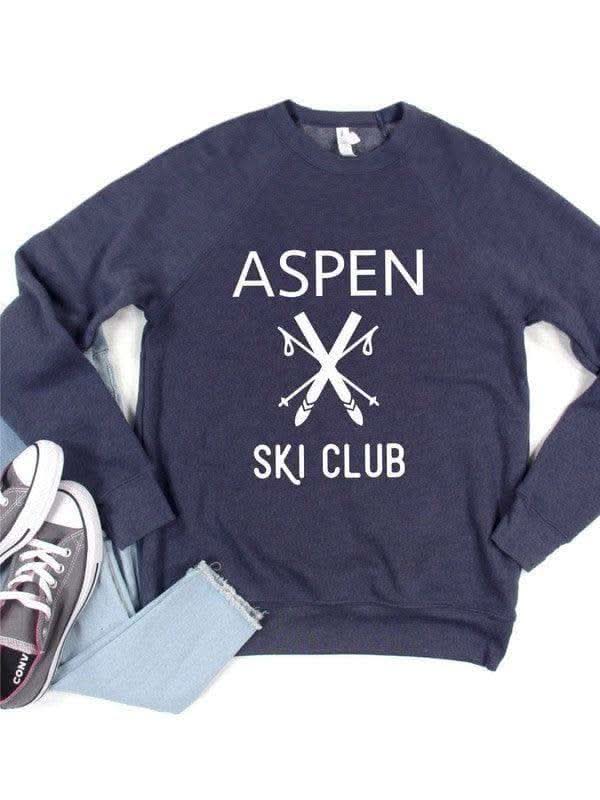 ASPEN Ski Club Bella Canvas Premium Crew - SwagglyLife Home & Fashion