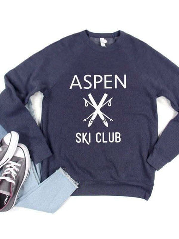 ASPEN Ski Club Bella Canvas Premium Crew - SwagglyLife Home & Fashion ASPEN Ski Club Bella Canvas Premium Crew - SwagglyLife Home & Fashion