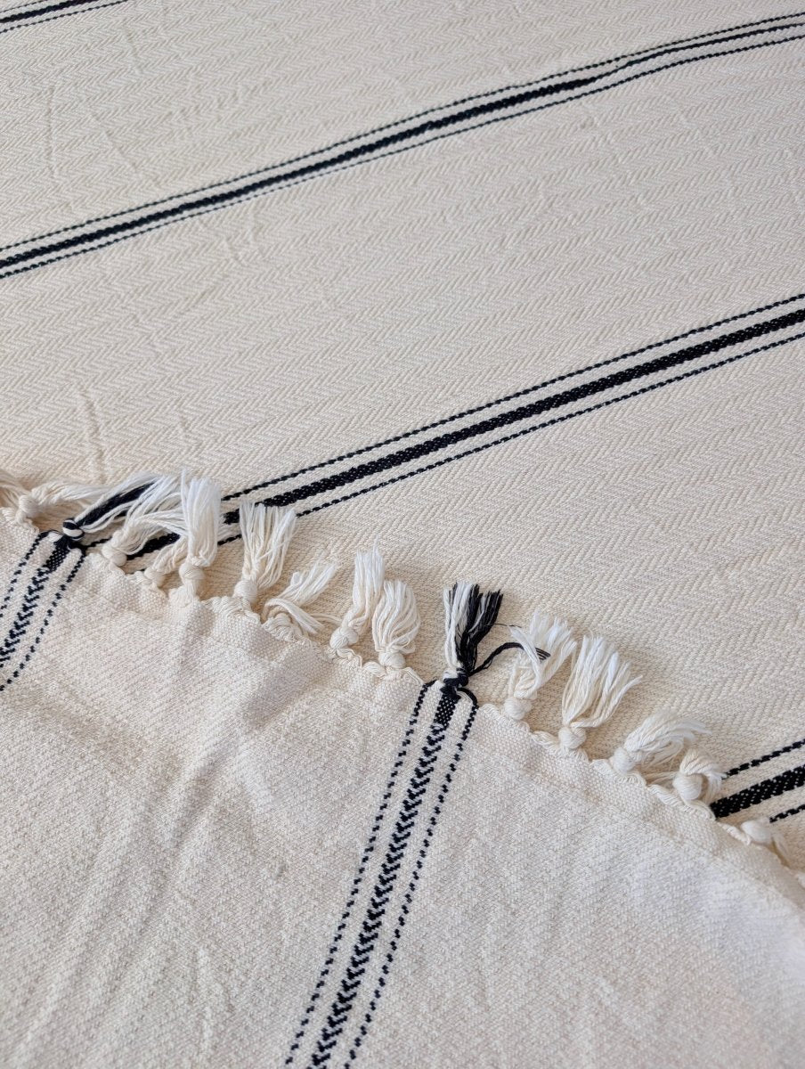 Atlas Bedspread - Elegant, Breathable & Timeless Turkish Cotton in - Blanket photo