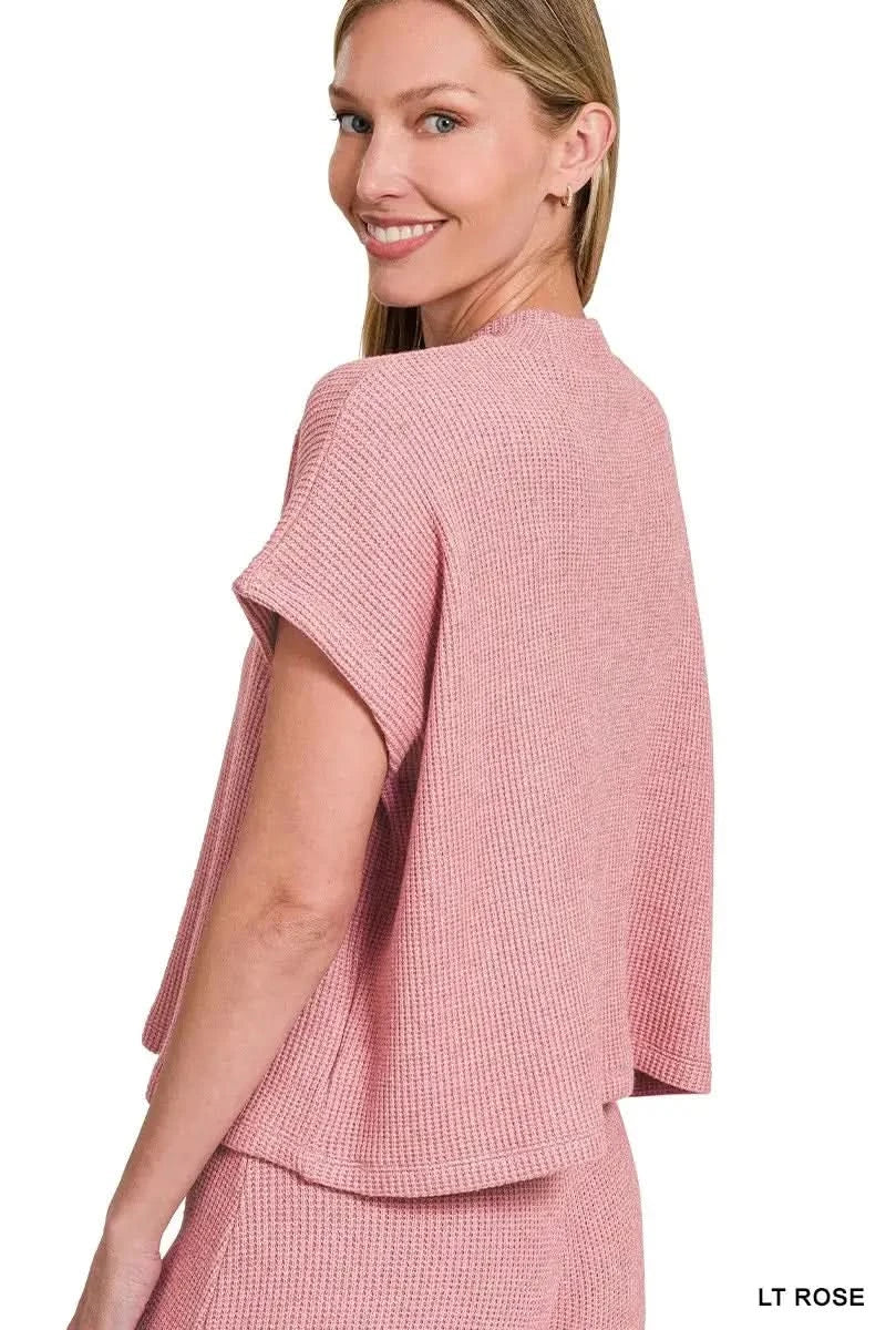 Zenana Sweater Boxy Top & Long Pants Set in - photo