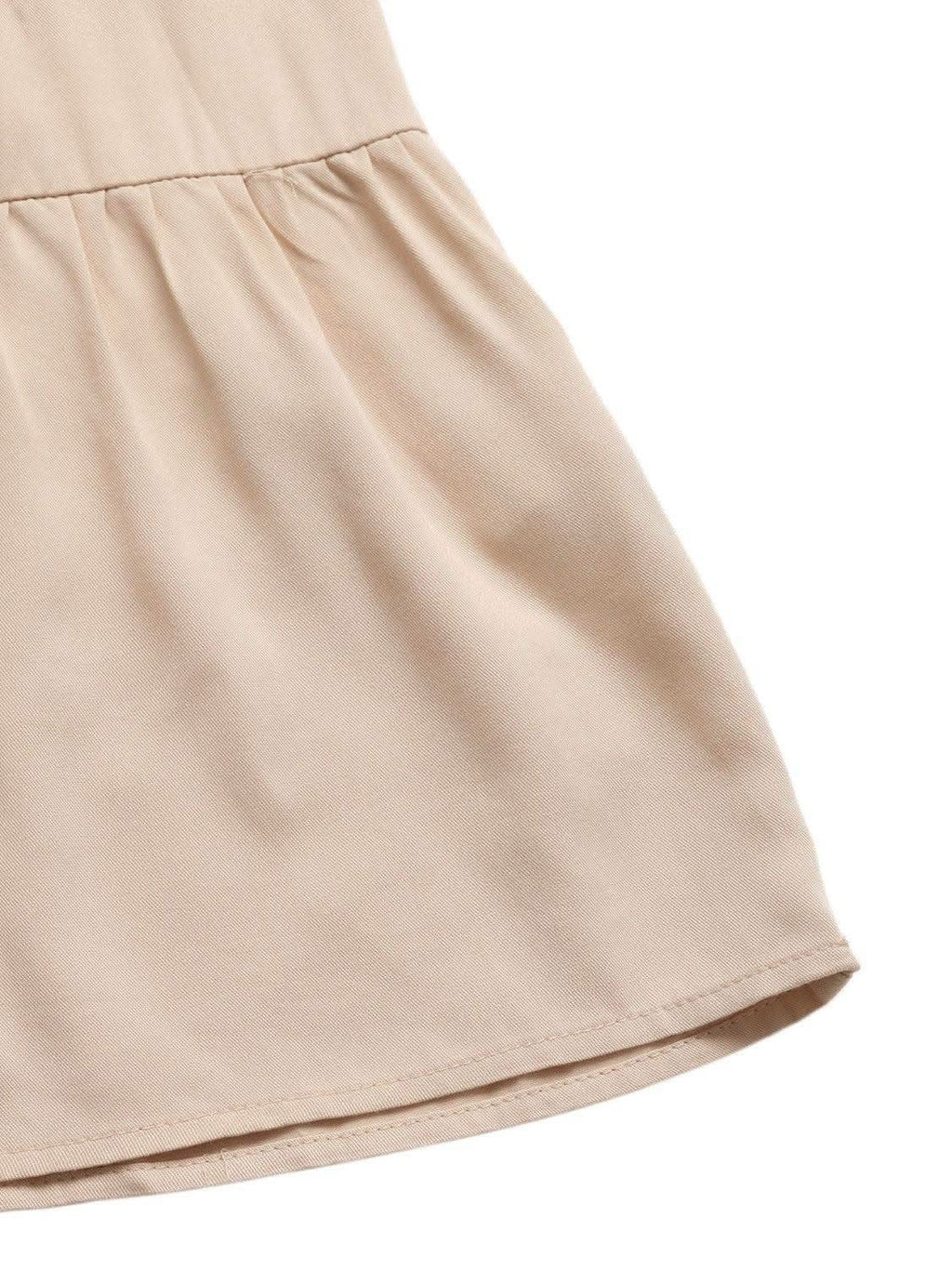 Tie Shoulder Square Neck Tiered Midi Dress in - photo