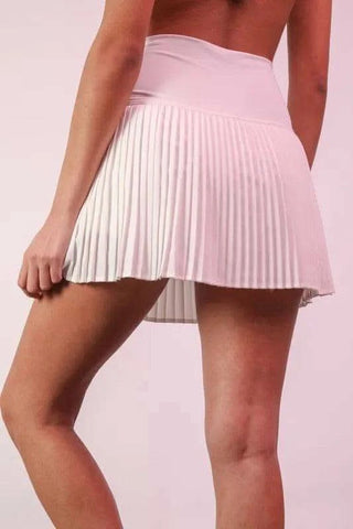 VERY J Pleated Activewear Skirt with Shorts Inside - SwagglyLife Home & Fashion VERY J Pleated Activewear Skirt with Shorts Inside - SwagglyLife Home & Fashion