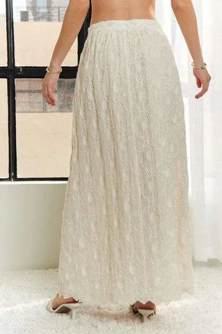 ADORA Elastic Waist Applique Maxi Skirt - SwagglyLife Home & Fashion ADORA Elastic Waist Applique Maxi Skirt - SwagglyLife Home & Fashion