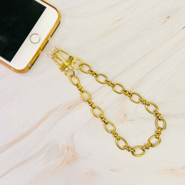 Noble Chic Chain Phone Wrist Lanyard in As Shown One Size - photo