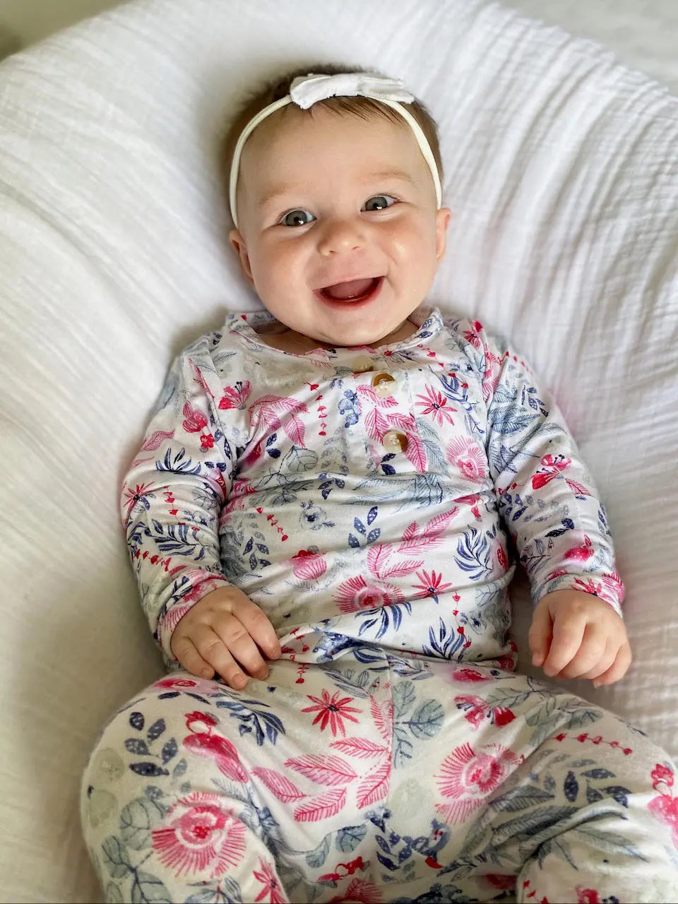 Newborn Outfit, Baby Outfit, Baby Girl Coming Home Outfit - Bloom in - Onesies photo