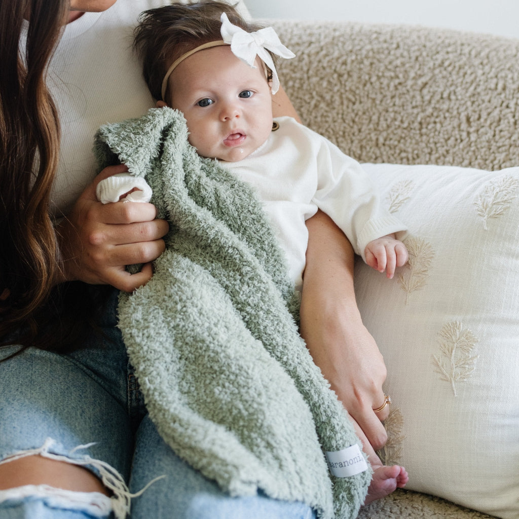 BAMBONI® MINI BLANKETS in Sage - photo