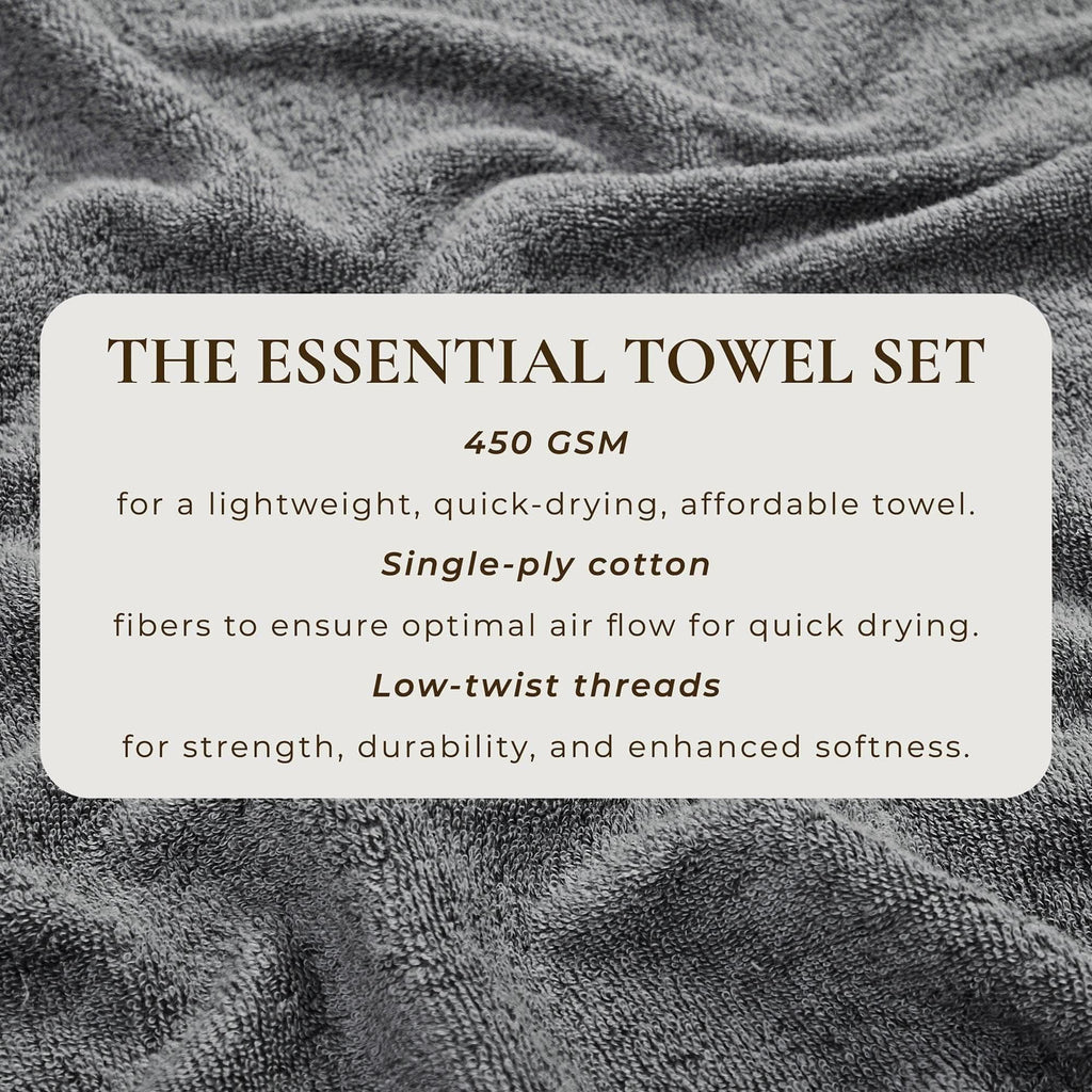 Cotton Terry Bath Towel Set - Cooper Collection in - photo