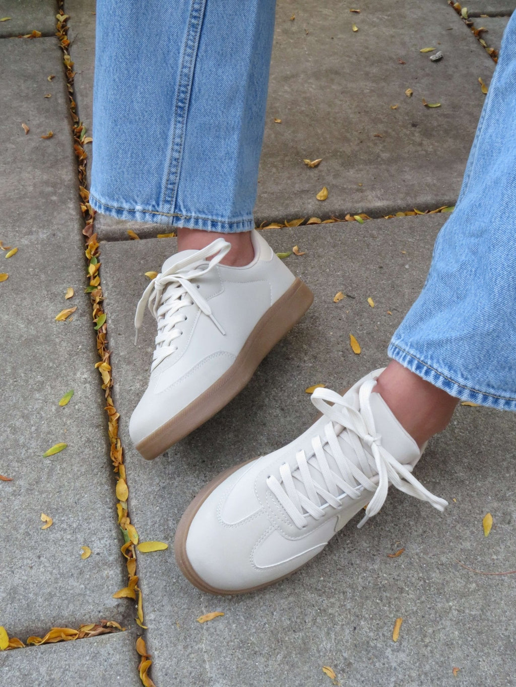 Beige Remus Lace Up Sneakers in - shoes photo