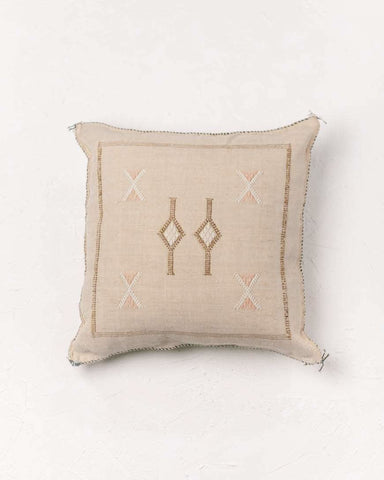 Cactus Silk Pillow - Beige - SwagglyLife Home & Fashion Cactus Silk Pillow - Beige - SwagglyLife Home & Fashion