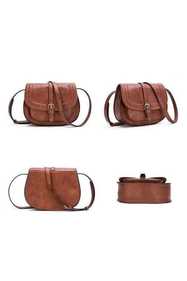 Blair Foldover Buckle Crossbody - SwagglyLife Home & Fashion