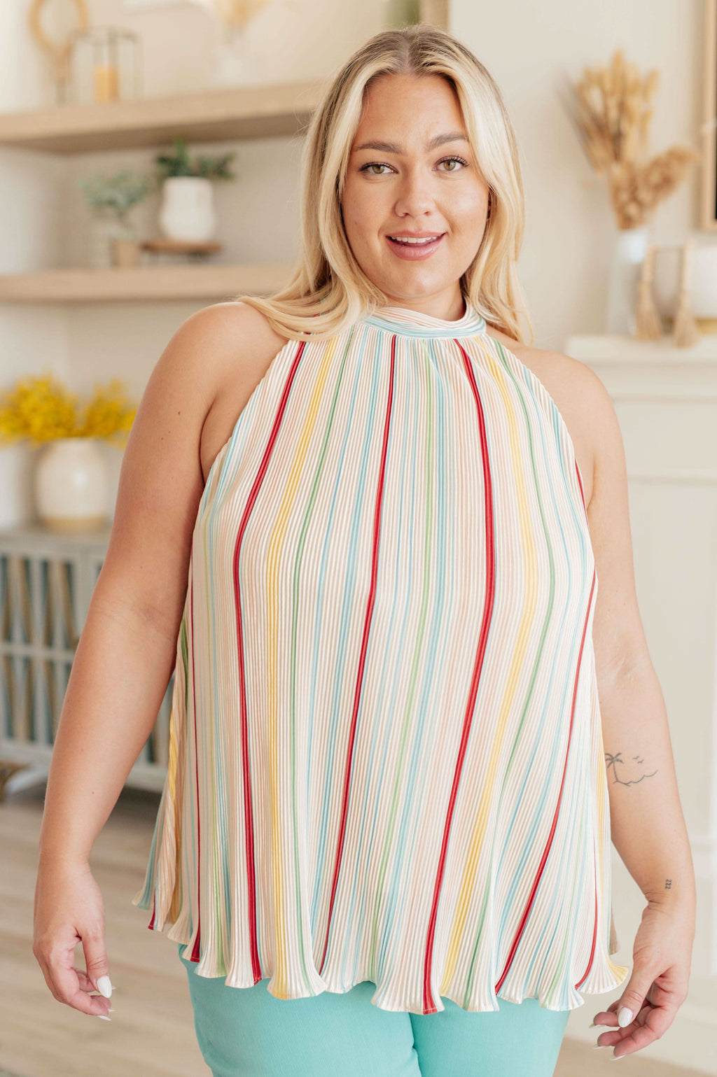 Boujee Brunch Mock Neck Tank - SwagglyLife Home & Fashion