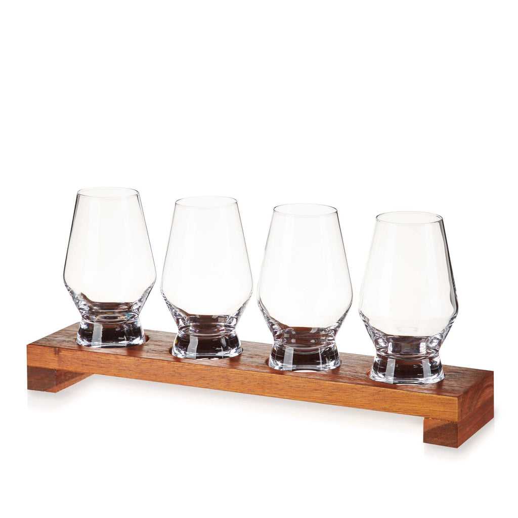Viski Crystal Spirit Glass Flight Set - SwagglyLife Home & Fashion
