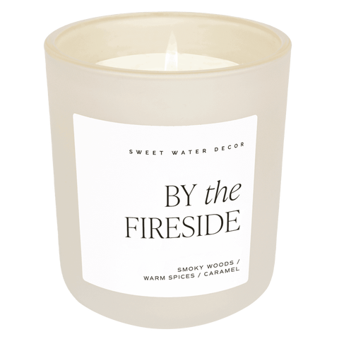 By The Fireside Soy Candle - Tan Matte Jar - 15 oz - SwagglyLife Home & Fashion By The Fireside Soy Candle - Tan Matte Jar - 15 oz - SwagglyLife Home & Fashion