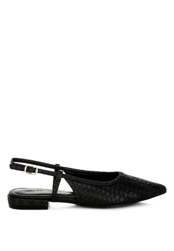 Kurina Woven Slingback Sandals in - photo