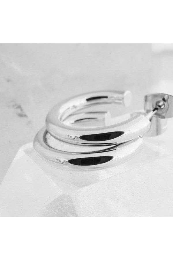 Carolina Thick Hoops - Large in - Earrings photo