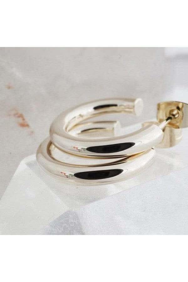 Carolina Thick Hoops - Large in - Earrings photo