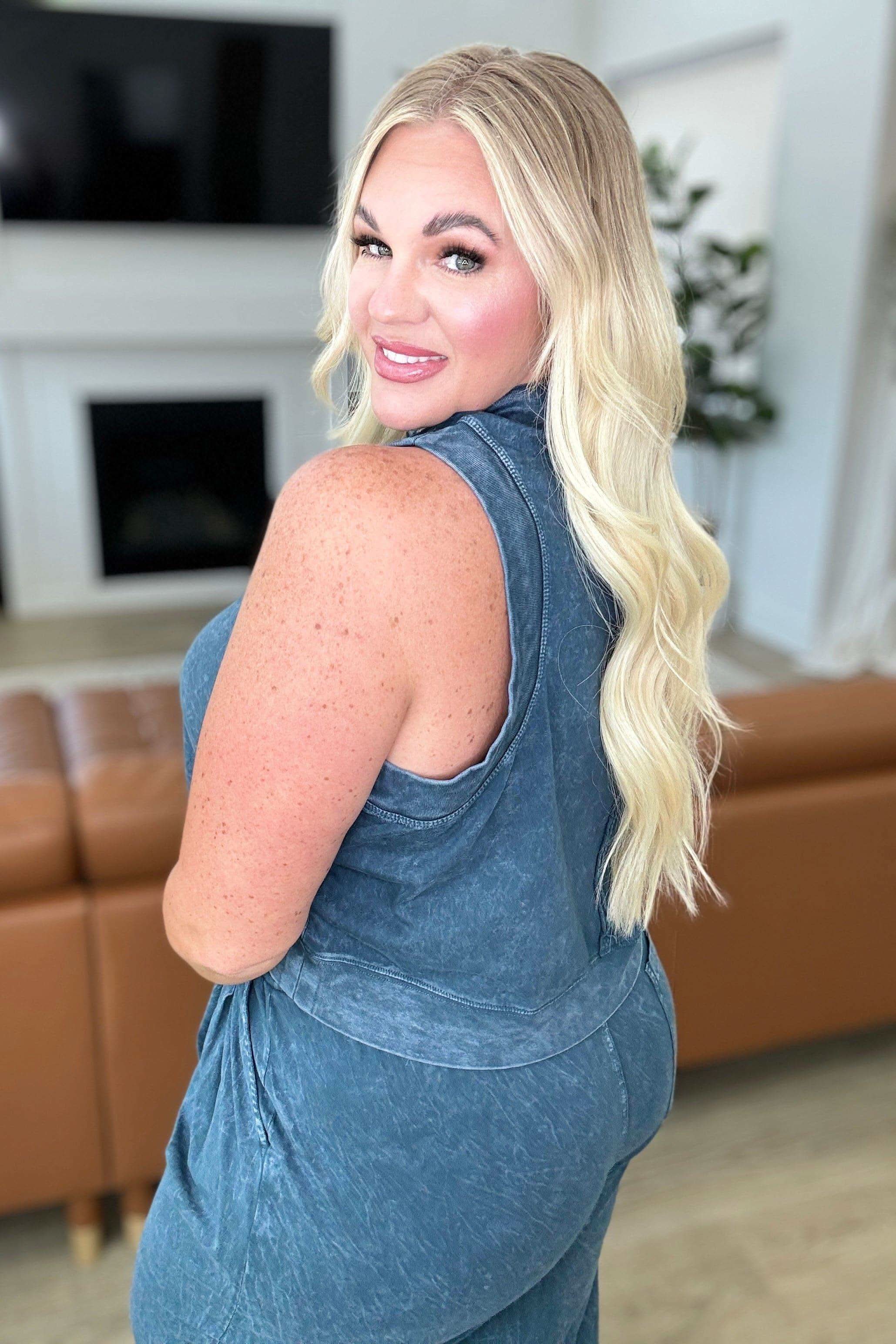 Chasing the Gains Tank Top in Slate Blue - SwagglyLife Home & Fashion Chasing the Gains Tank Top in Slate Blue - SwagglyLife Home & Fashion