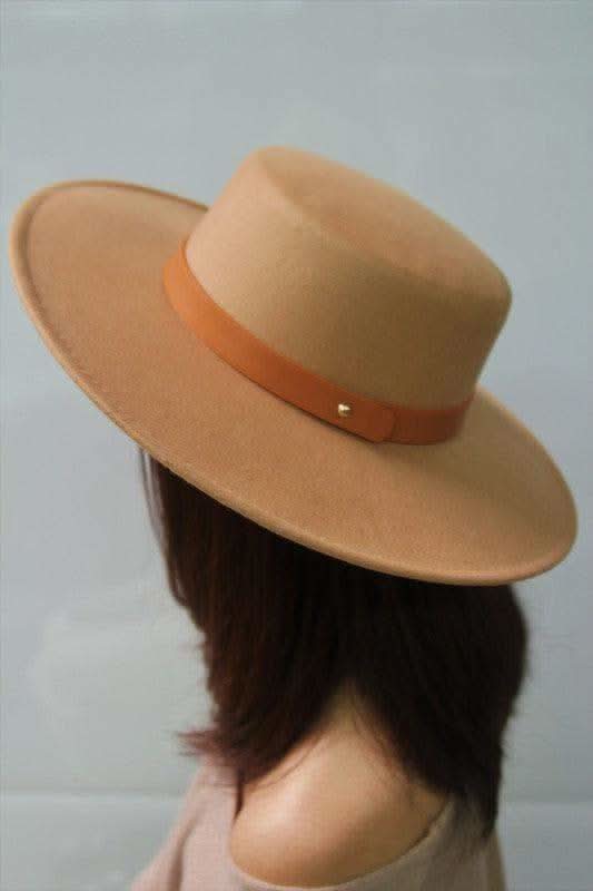 Classic Unisex Leather Band Fedora in - Hats photo