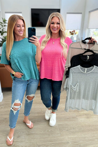 Close to Myself Patch Pocket Tee in Cement - SwagglyLife Home & Fashion Close to Myself Patch Pocket Tee in Cement - SwagglyLife Home & Fashion