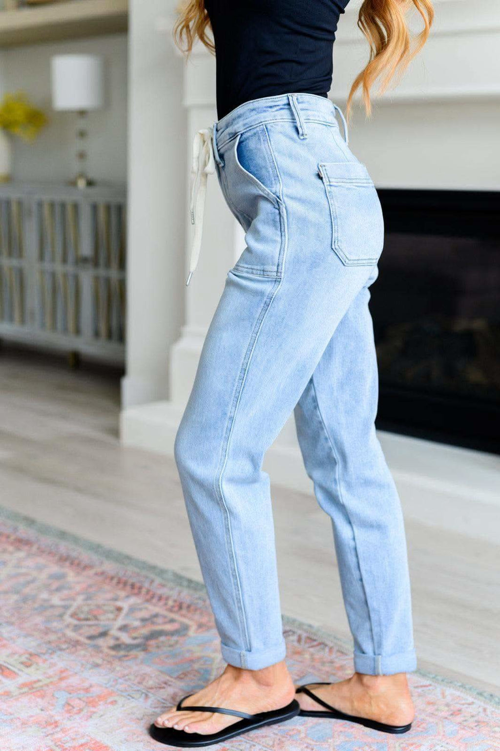 Judy Blue Cooper High Rise Vintage Denim Jogger in - Jeans photo