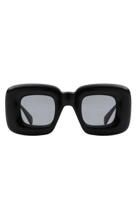 Cramilo Eyewear RAYNE - Y2K Square Inflated Chunky Retro Funny Sunglasses in - Sunglasses photo